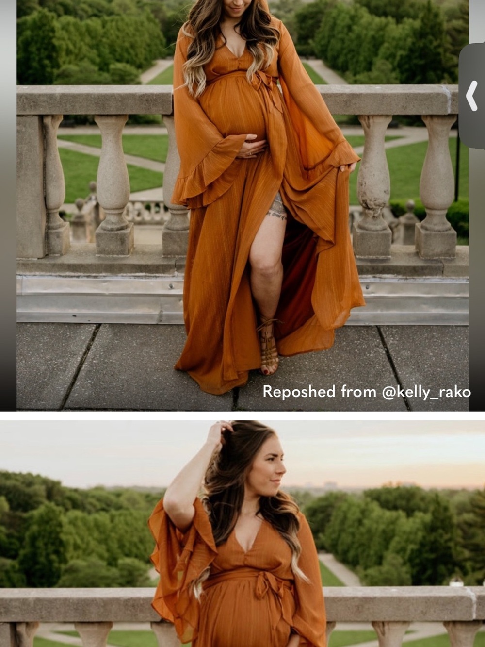 Showpo Dangerous Women Maxi Dress with Tie Waist in Rust
